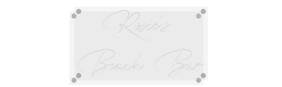 Custom Neon: Rosie's 
Bea...