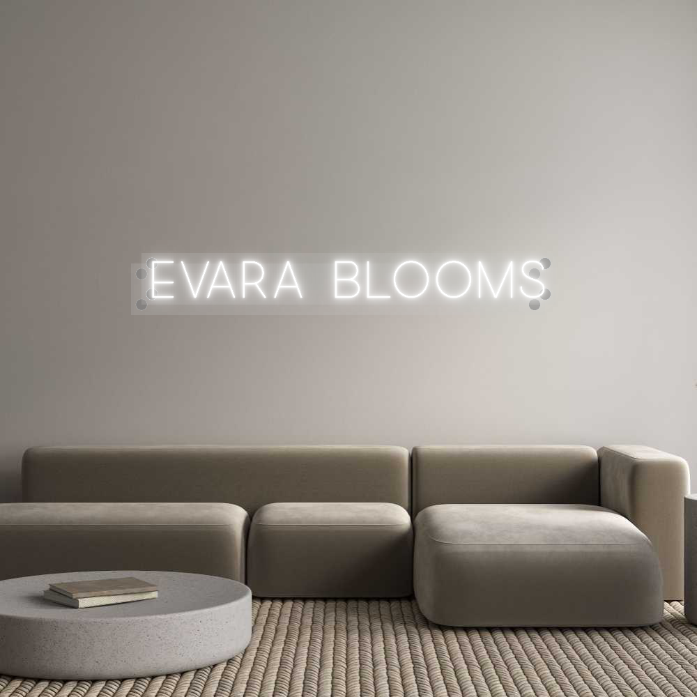 Custom Neon: Evara Blooms