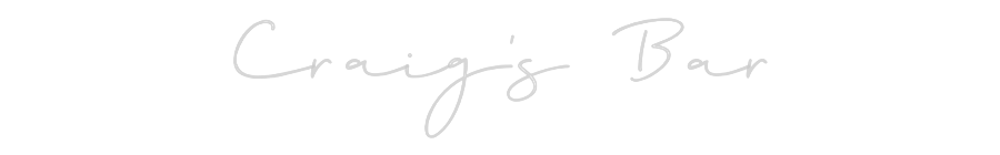 Custom Neon: Craig's Bar