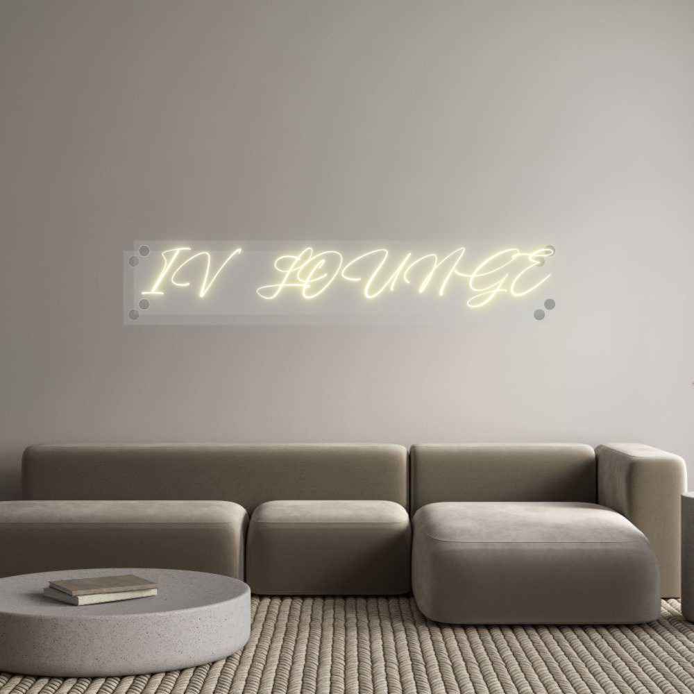 Custom Neon: IV LOUNGE