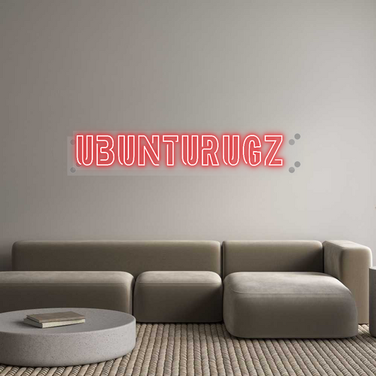 Custom Neon: UBUNTURUGZ