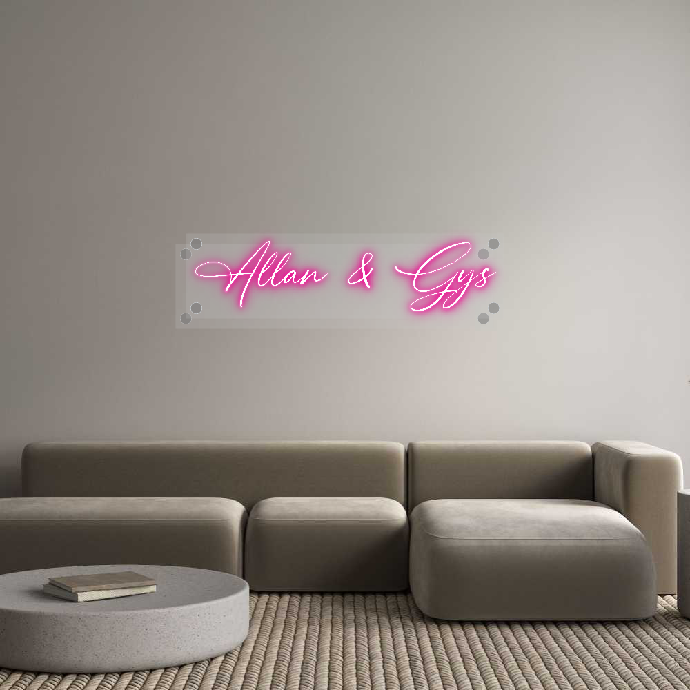 Custom Neon: Allan & Gys