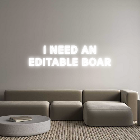 Custom Neon: I need an
ed...