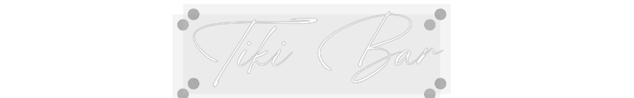 Custom Neon: Tiki Bar