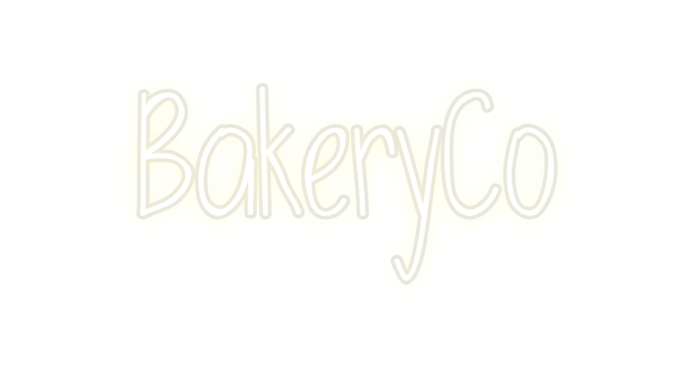 Custom Neon: BakeryCo