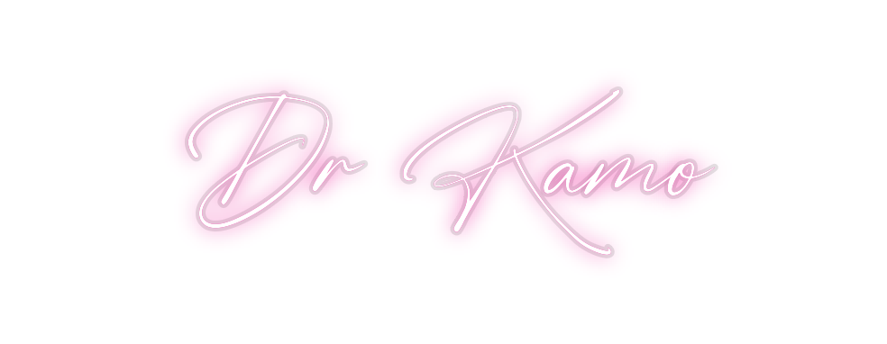 Custom Neon: Dr Kamo