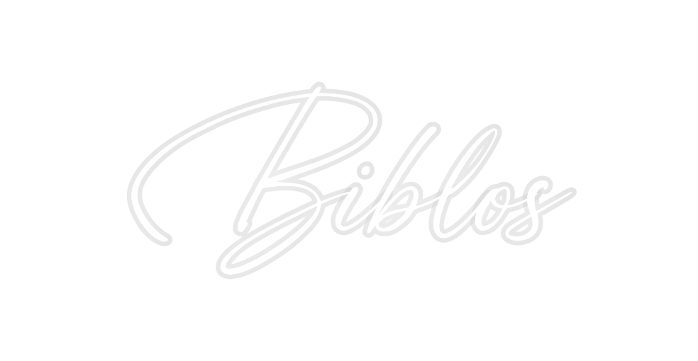 Custom Neon: Biblos