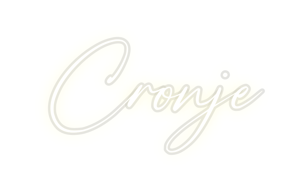 Custom Neon: Cronje
