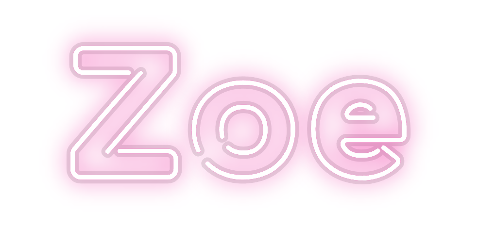 Custom Neon: Zoe
