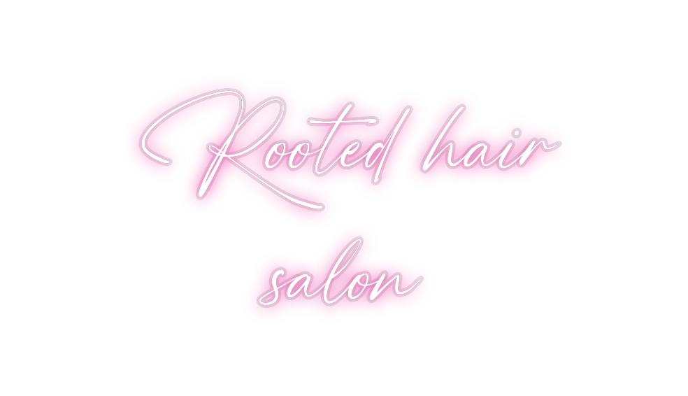 Custom Neon: Rooted hair
s...