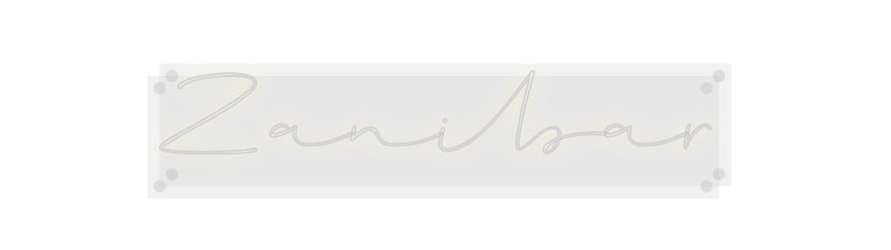 Custom Neon: Zanibar