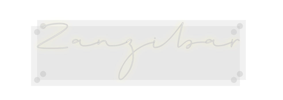 Custom Neon: Zanzibar