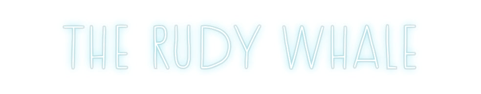 Custom Neon: The Rudy Whale