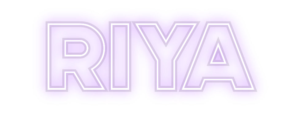 Custom Neon: RIYA