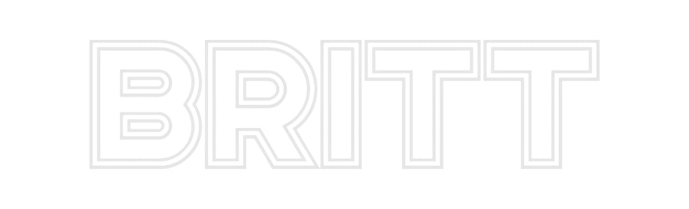 Custom Neon: BRITT