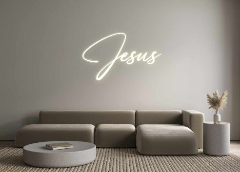 Custom Neon: Jesus