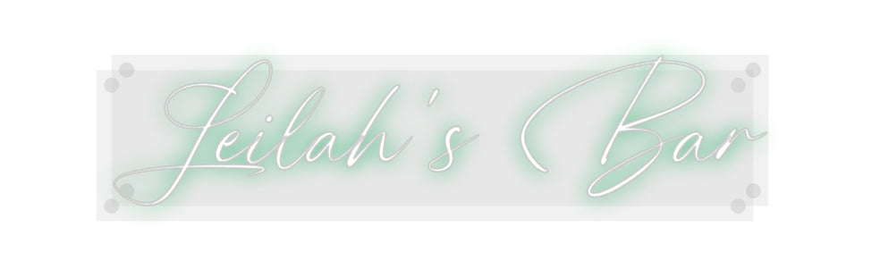 Custom Neon: Leilah’s Bar
