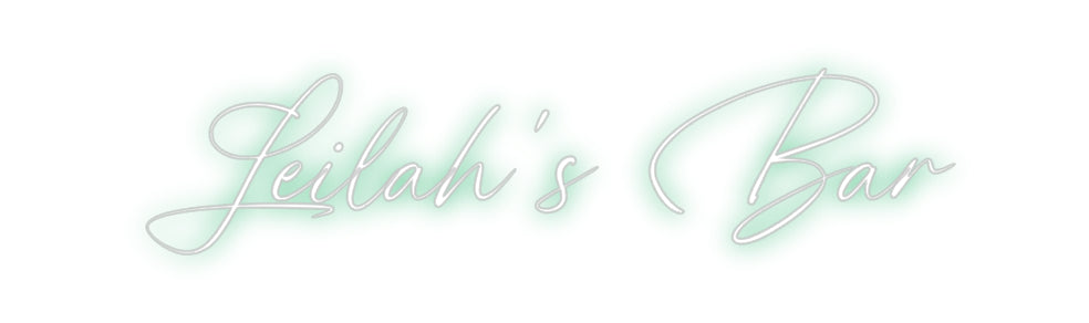 Custom Neon: Leilah’s Bar