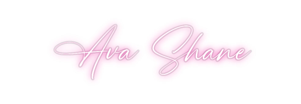 Custom Neon: Ava Shane