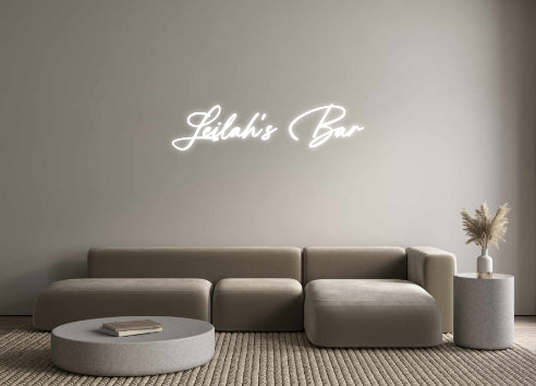 Custom Neon: Leilah's Bar