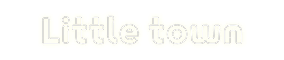 Custom Neon: Little town