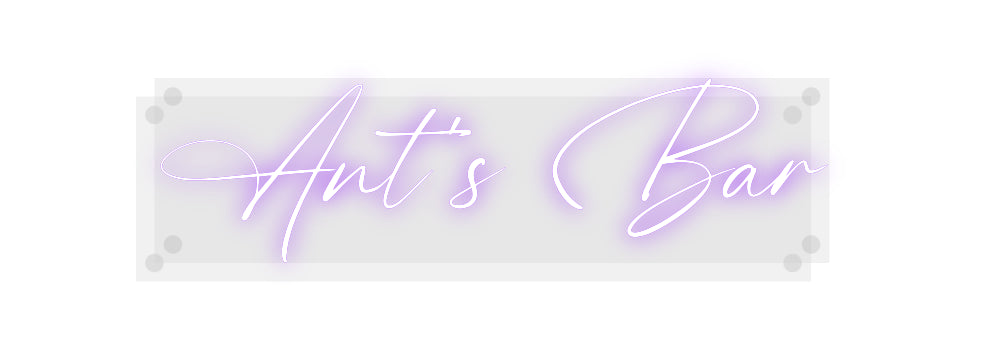 Custom Neon: Ant’s Bar