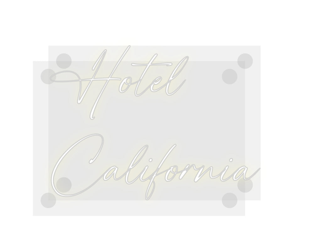 Custom Neon: Hotel
Califo...