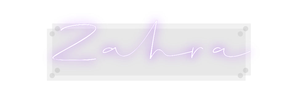 Custom Neon: Zahra
