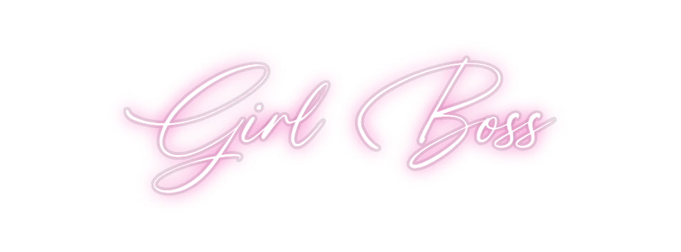 Custom Neon: Girl Boss