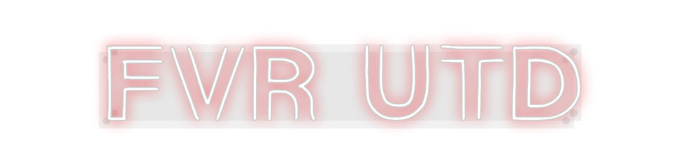 Custom Neon: Fvr Utd