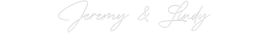 Custom Neon: Jeremy & Lindy