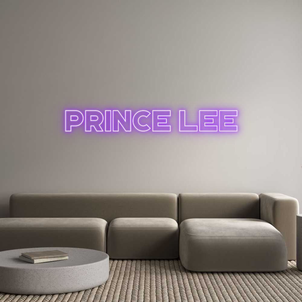 Custom Neon: Prince Lee