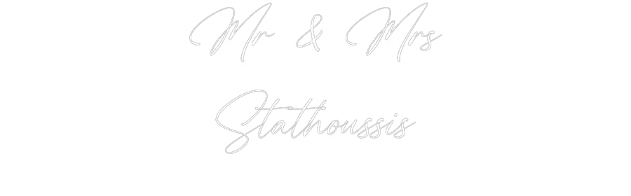 Custom Neon: Mr & Mrs
Sta...