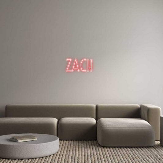 Custom Neon: Zach