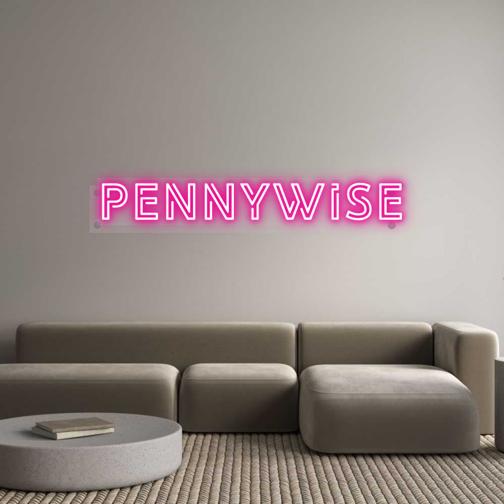 Custom Neon: Pennywise