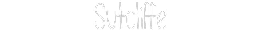 Custom Neon: Sutcliffe