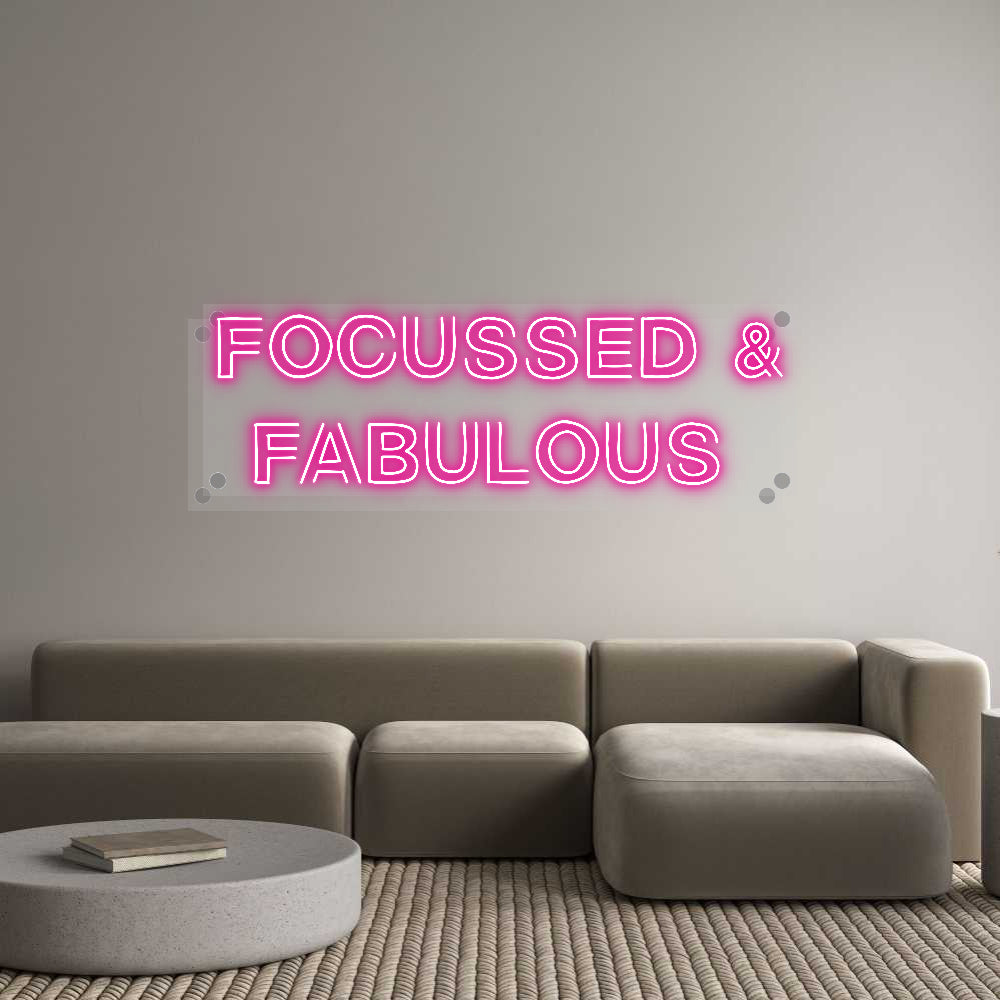 Custom Neon: Focussed &
F...