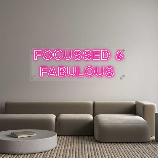 Custom Neon: Focussed &
F...