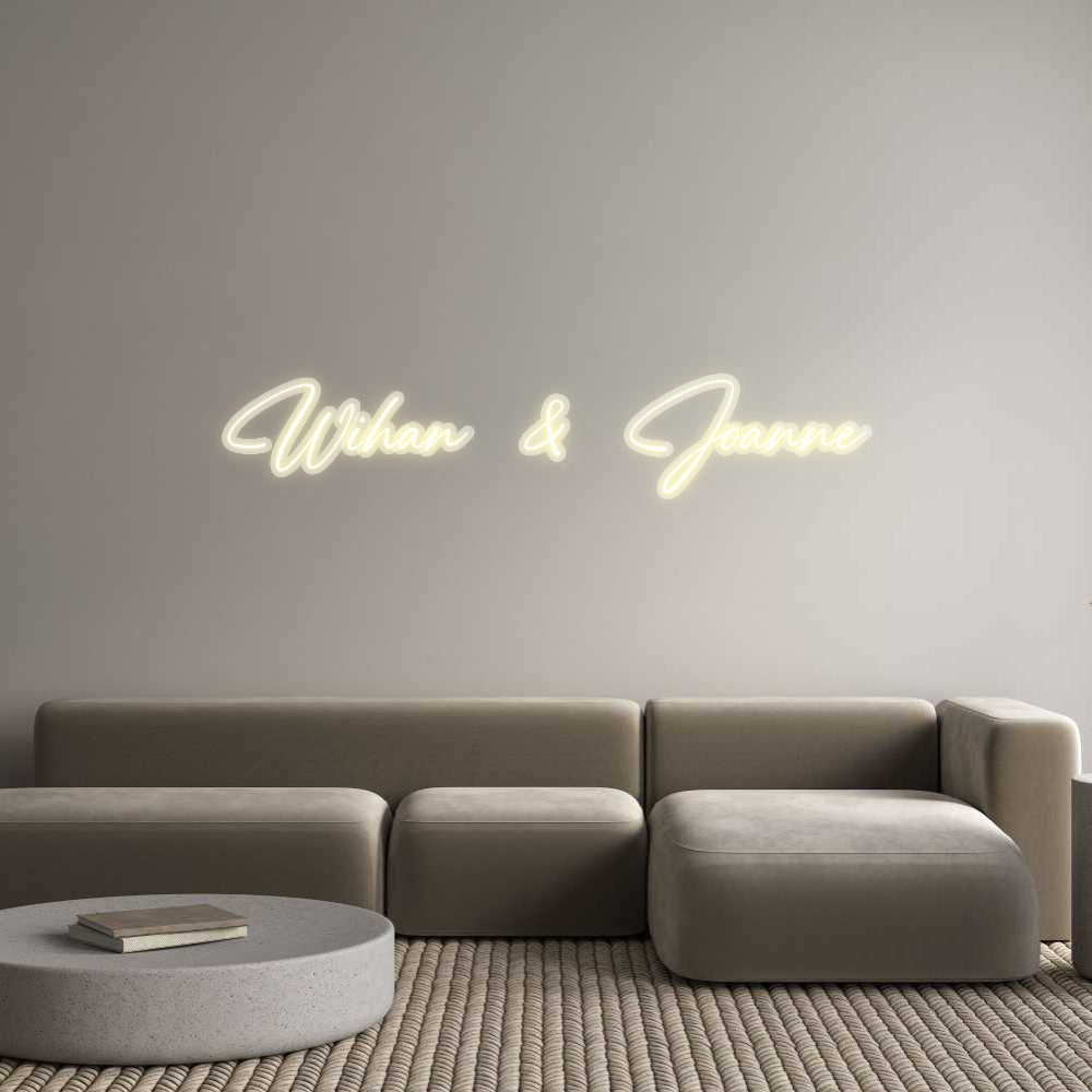 Custom Neon: Wihan & Joanne