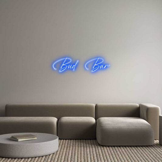 Custom Neon: Bud Bar