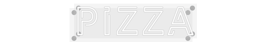 Custom Neon: Pizza