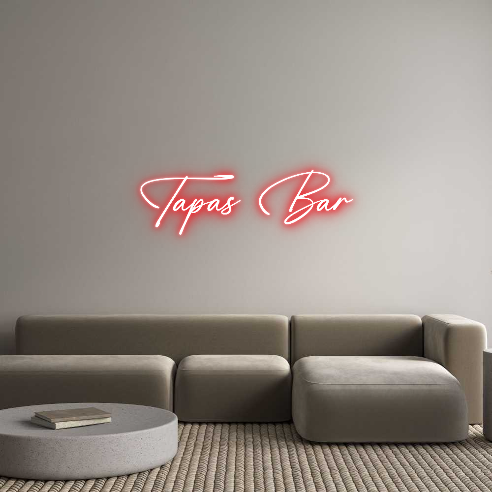 Custom Neon: Tapas Bar