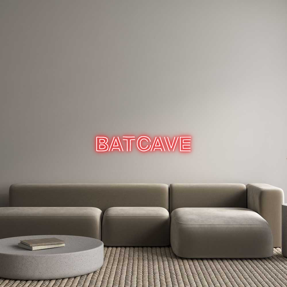 Custom Neon: BATCAVE
