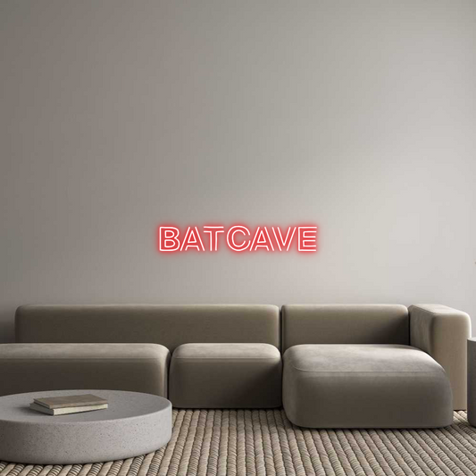 Custom Neon: BATCAVE