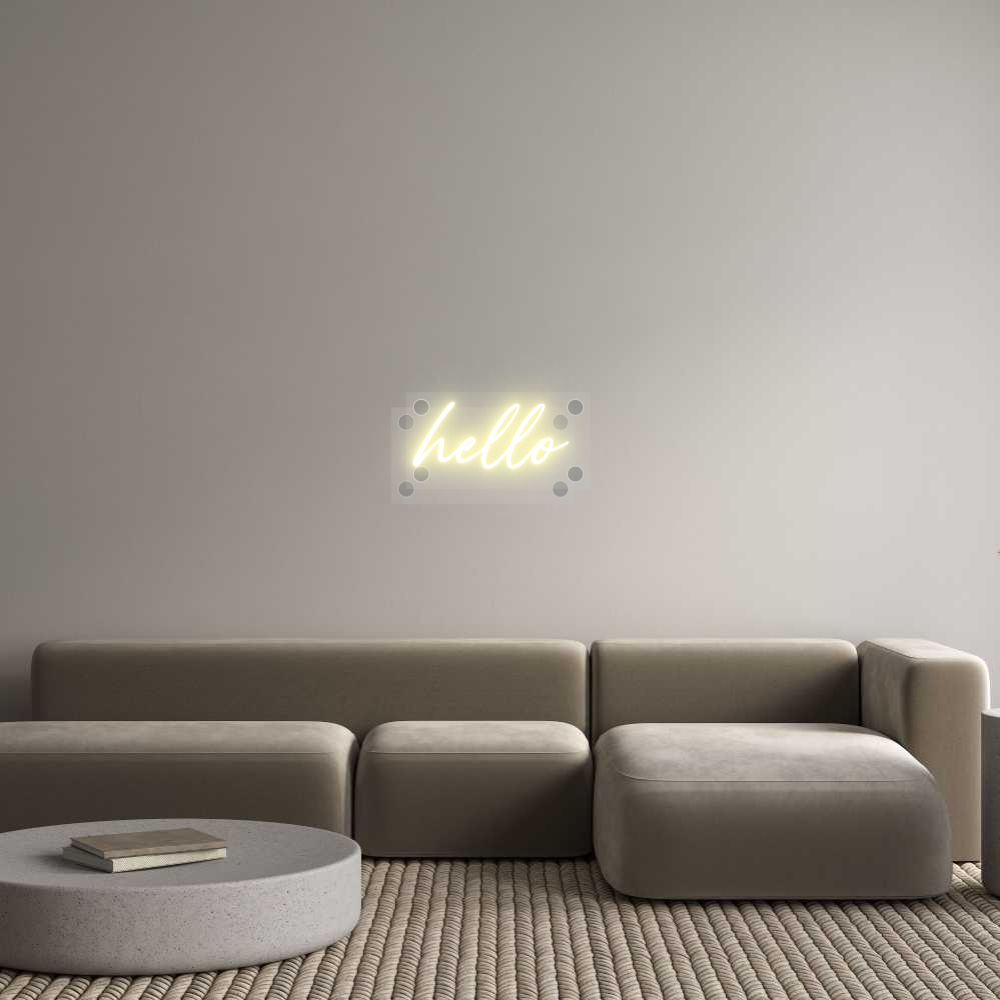 Custom Neon: hello
