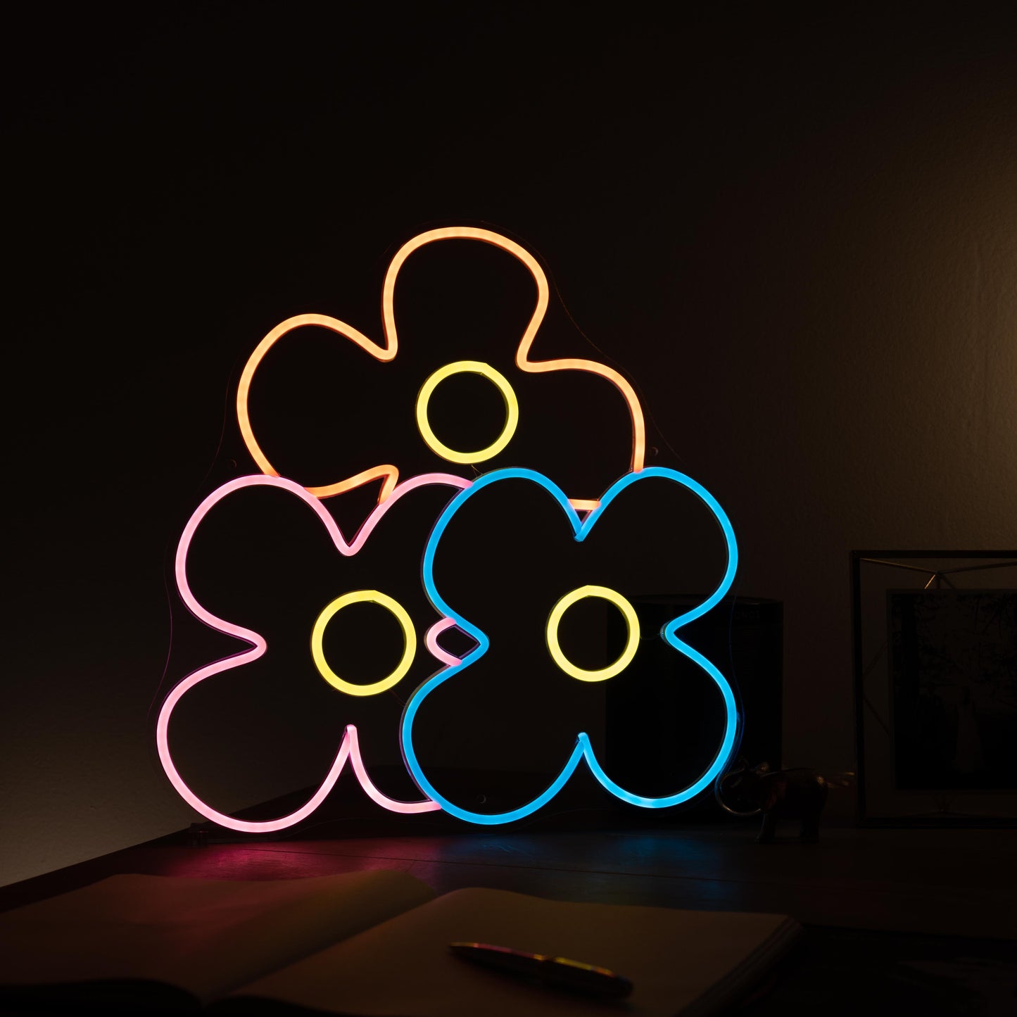 Fun Flowers - LED Mini Glow Sign