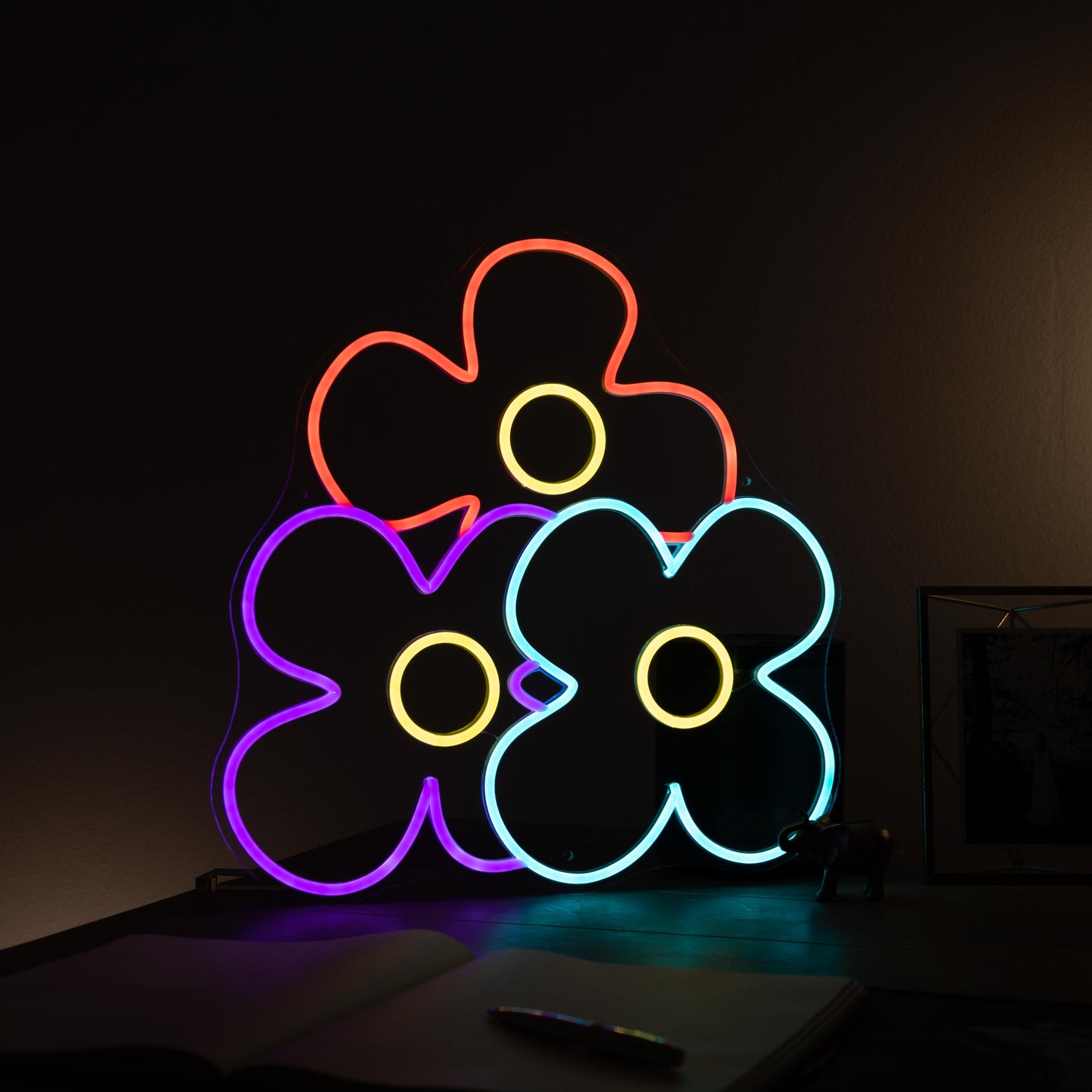 Fun Flowers - LED Mini Glow Sign