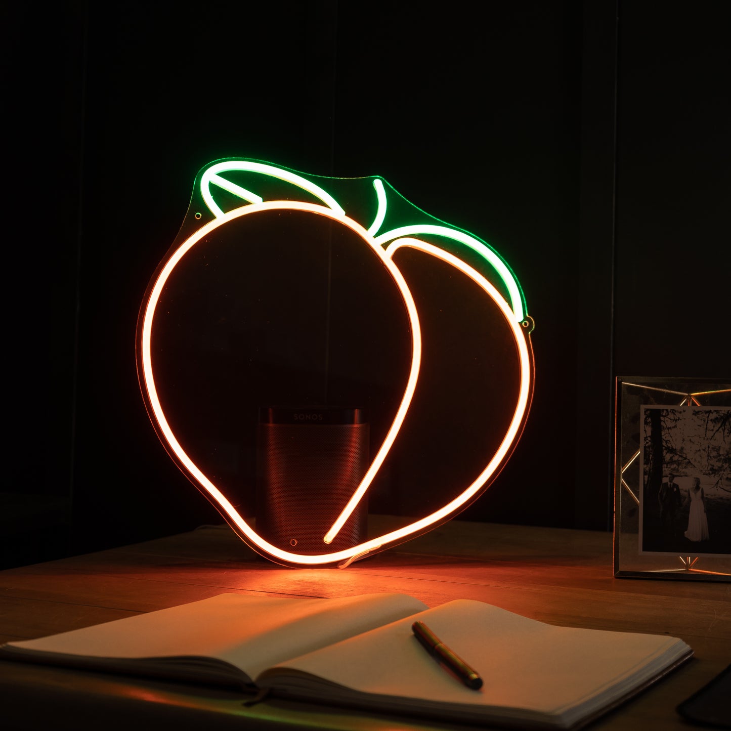 Peach - LED Mini Glow Sign