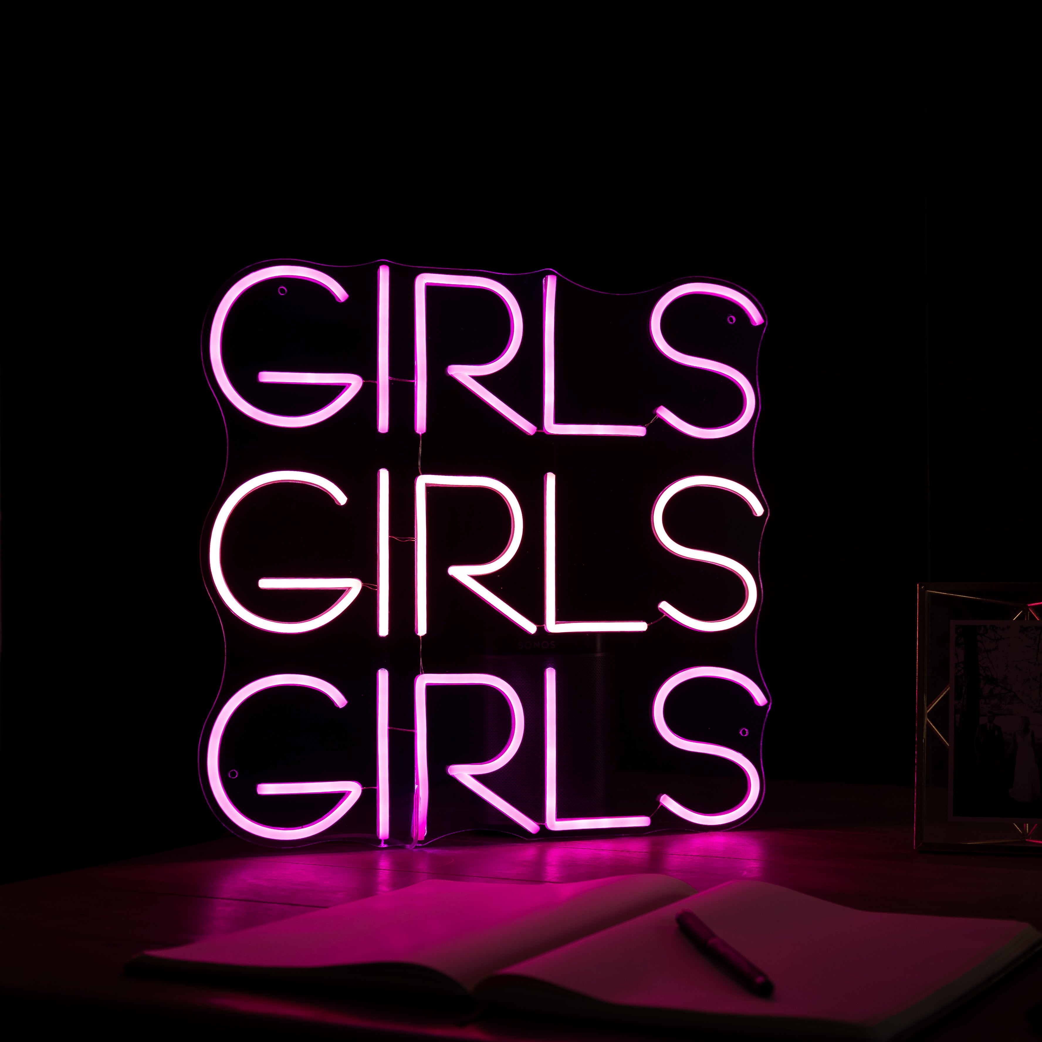 Girls, Girls, Girls - LED Mini Glow Sign – The Glow Co