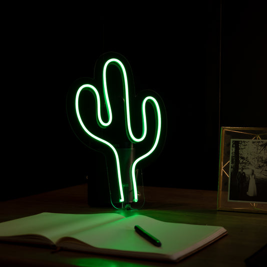 Cactus - LED Mini Glow Sign